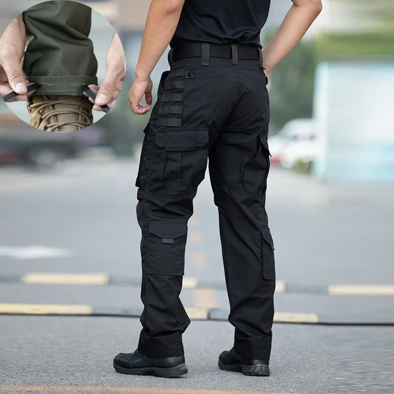 

Camouflage Tactical Cargo Pants Men's Multi Pocket Outdoor Hiking Waterproof Work wear Training Trousers Field Combat Pants
