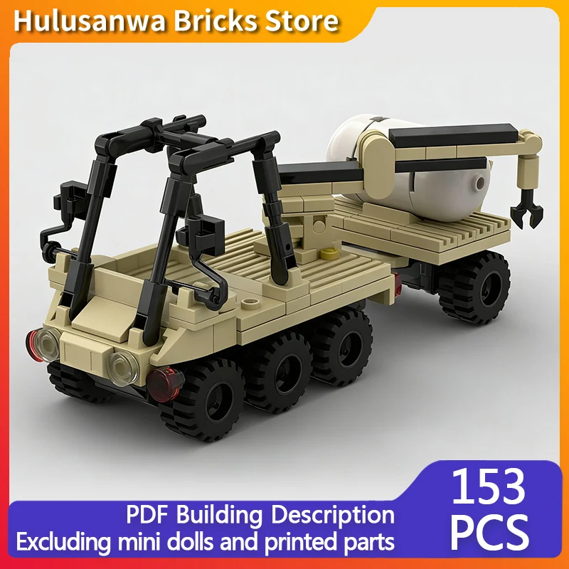 

All-Terrain Vehicle Model MOC Building Bricks War Equipment Modular Technology Gifts Holiday Assemble Children Toys Suit