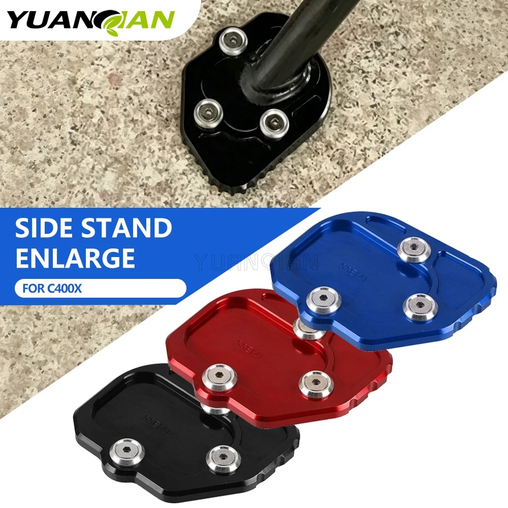 2025 New For BMW C400X C400GT C400 X GT K51 Accessories Kickstand Foot Side Stand Extension Pad Support Plate Enlarge Stand 2018