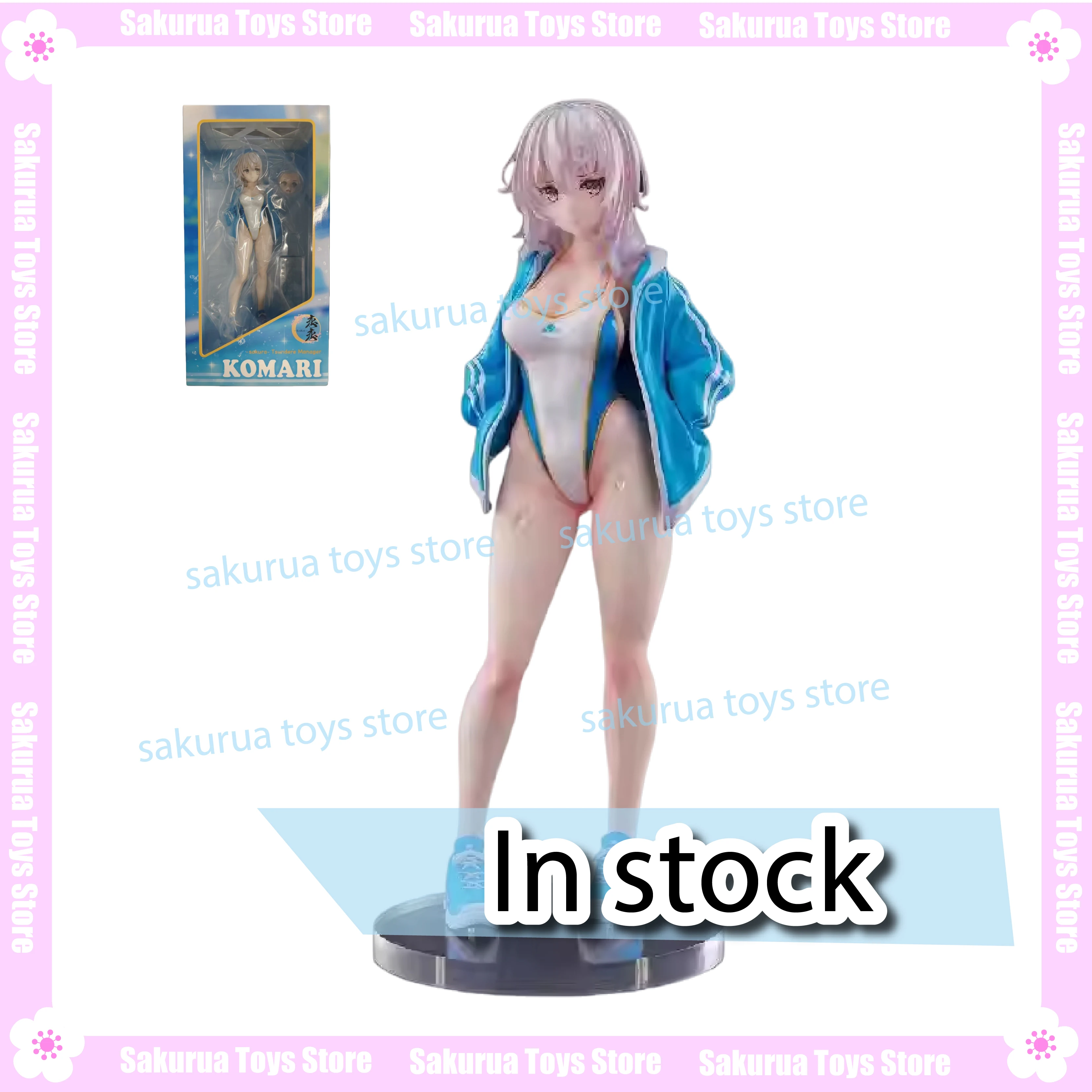 In Magazzino Lianliankoikoi Sakura Tsundere Gestione del Dipartimento di Nuoto Xiaomari 1/6 Figura Scenario Action Figure Collezione Regalo