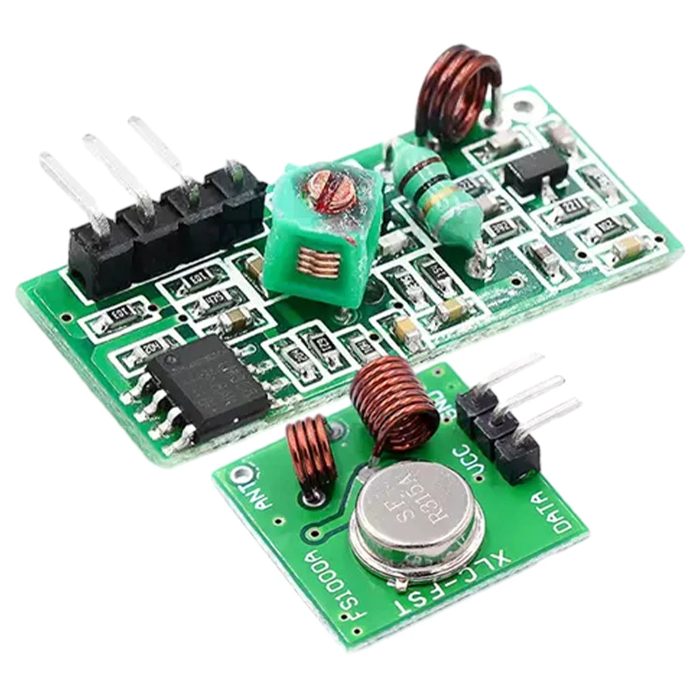 433Mhz RF Transmitter and Receiver Module For Arduino/ARM/MCU WL DIY 315MHZ/433MHZ Wireless RF Transmitter Receiver Module Kit