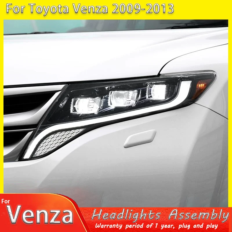 

Car Light For Toyota Harrier Venza 2009-2013 Headlight+Taillight LED Projetor Daytime Running Light Automotive Accessorieses