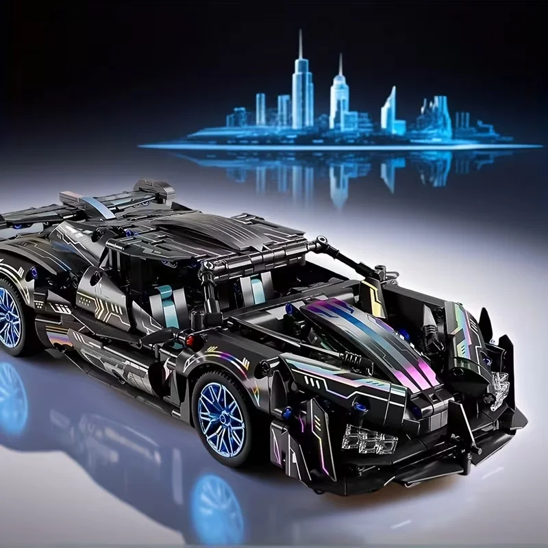 Cool Racing Car, High-Performance Sports Car Model, Gear Linkage Mechanism for Fans, Gift for Birthday/Xmas/Halloween/Thanksgiving/New Year