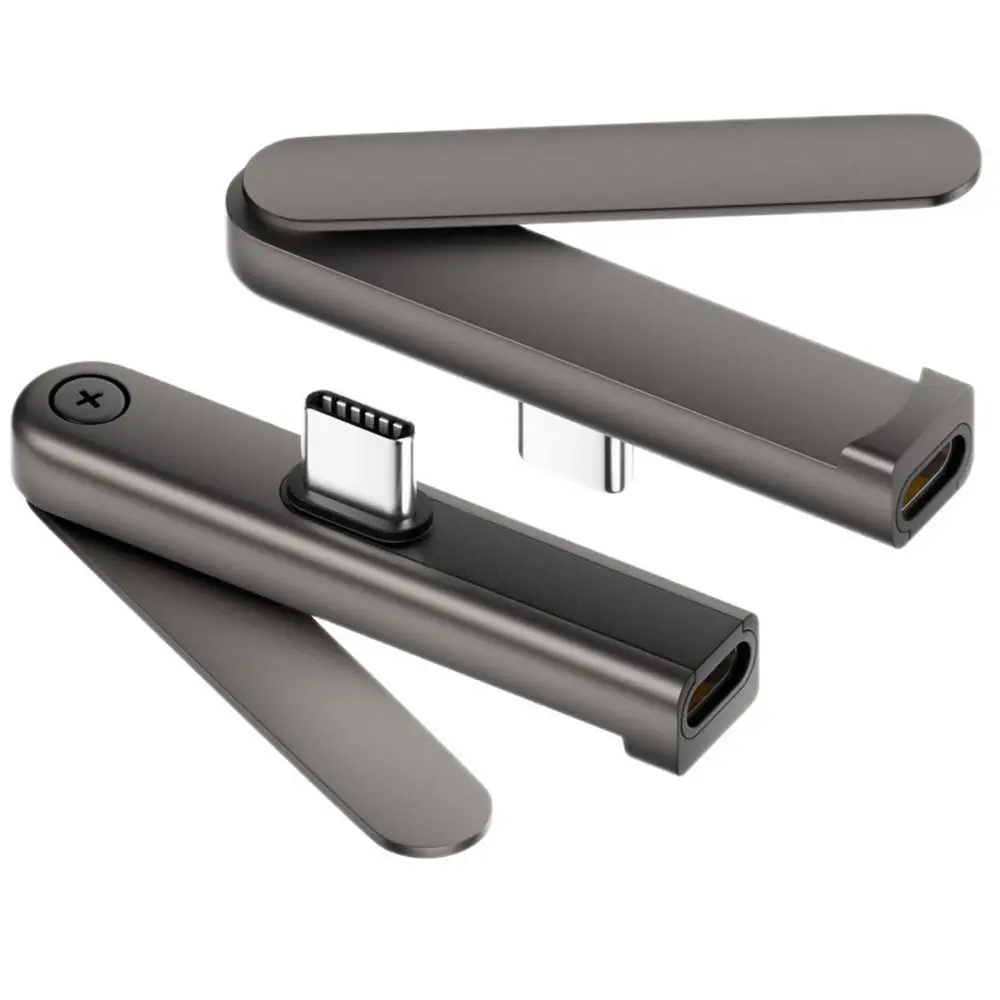 

PD 240W Foldable Phone Stand Data Transmission Fast Charging Tablet Kickstand Right Angle Stable Type-C Phone Holder Desktop