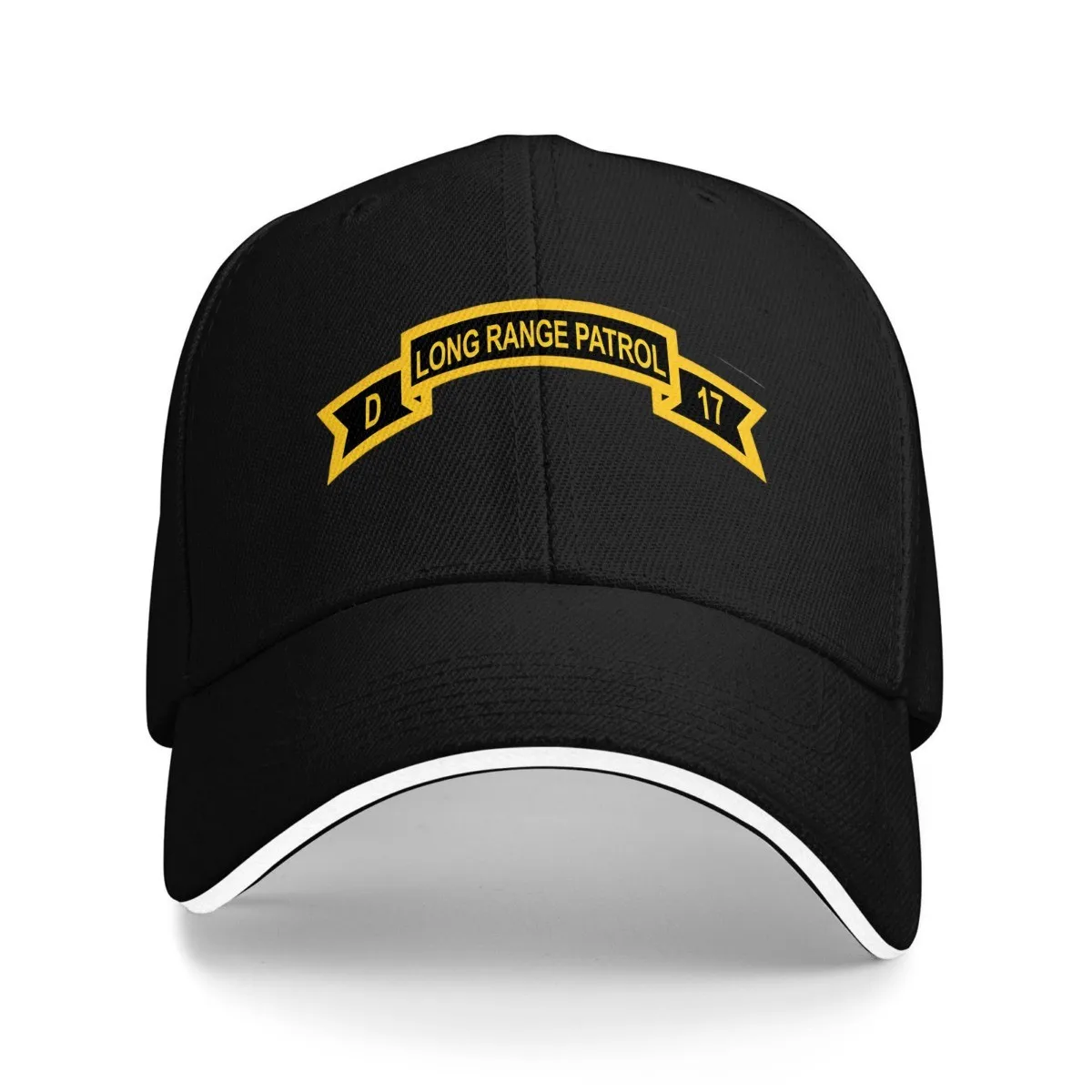 

D 17th Long Range Patrol Baseball Cap Polyester Adjustable Tactical Hat Casual Outdoor Wear