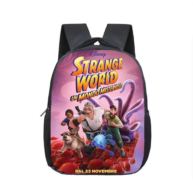 12 inch Disney Strange World Kindergarten Backpack Children School Bag Toddler Bag for Kids School Bookbags Gift