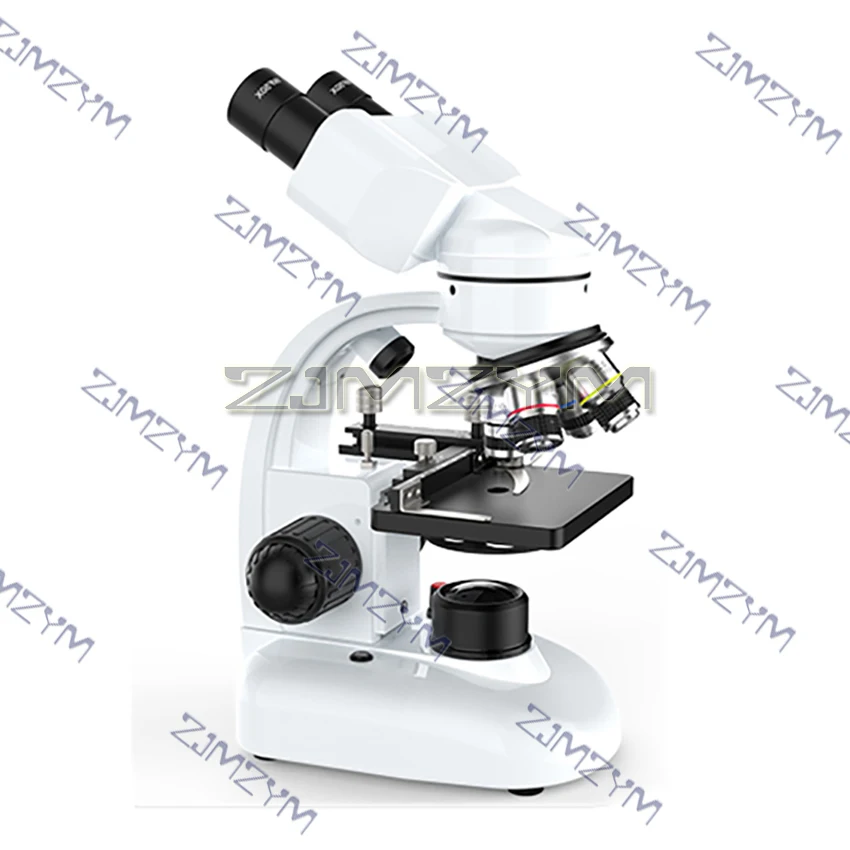 Zoom 6000X-20000X Biological HD Microscope Digital LED Lab Compound Microscope with Wide-Field 10X and 50X Eyepieces for Lab