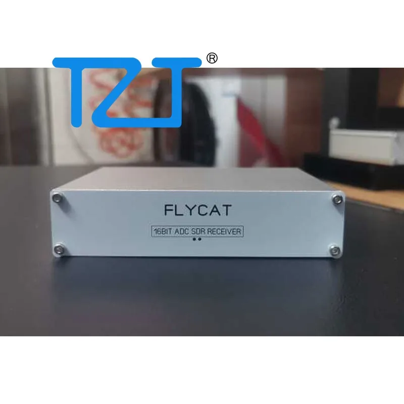 TZT KIWISDR FLYCAT 16-битный АЦП SDR приемник общего доступа к сети беспроводной коротковолновый приемник DC-5V/3A