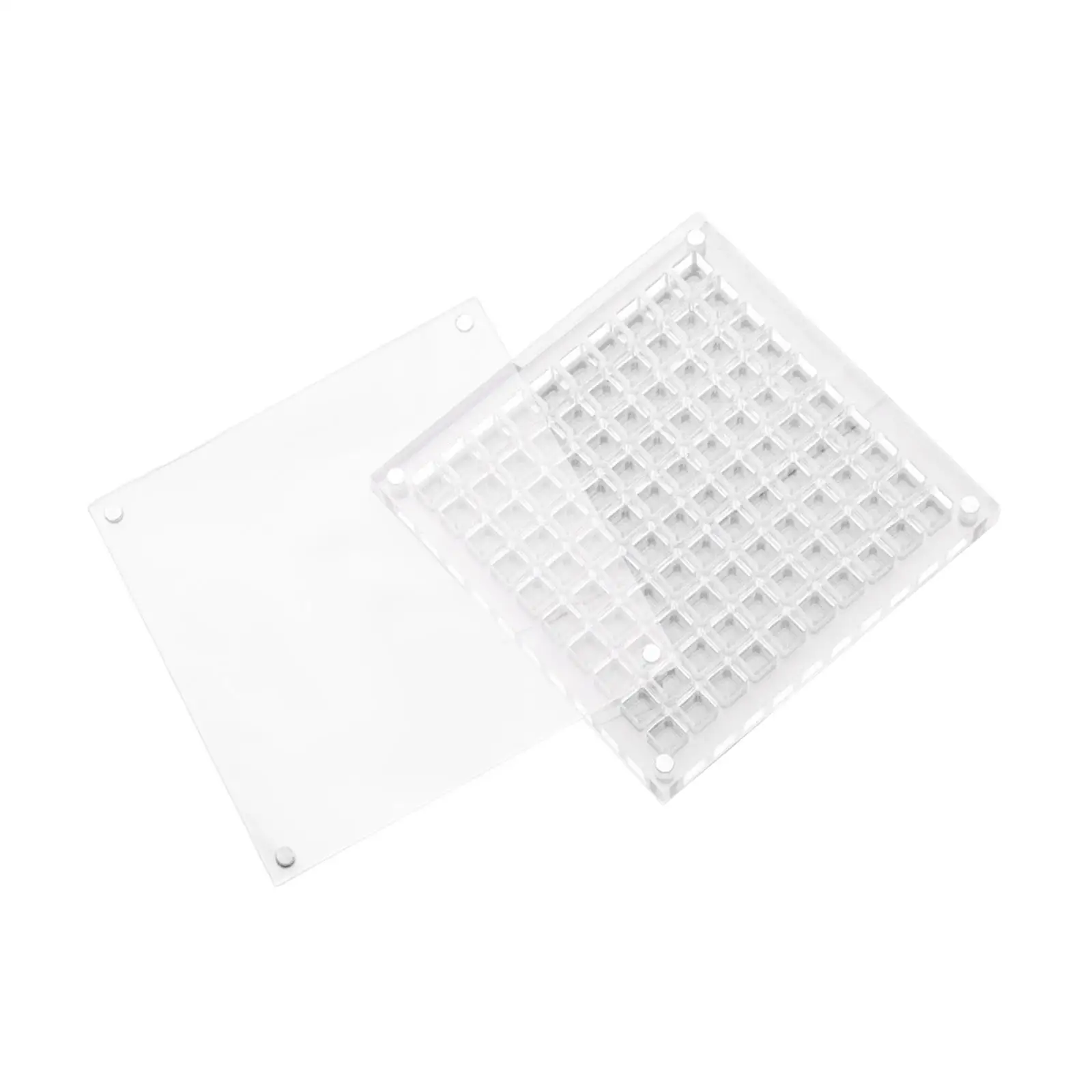 6x Caja organizadora de diamantes de imitación con diseño de concha para suministros de decoración de uñas