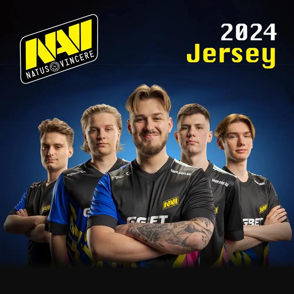 

NAVI Esports 2024 Jersey CS2 Major Champions s1mple Training Uniform Customizable Men's and Women's Short-Sleeve Sports T-Shirts