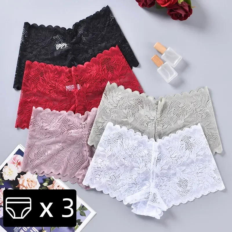 

Underpants Comfortable Waist Women High Sexy Briefs Lady Underwear Panties Lace Lingeries