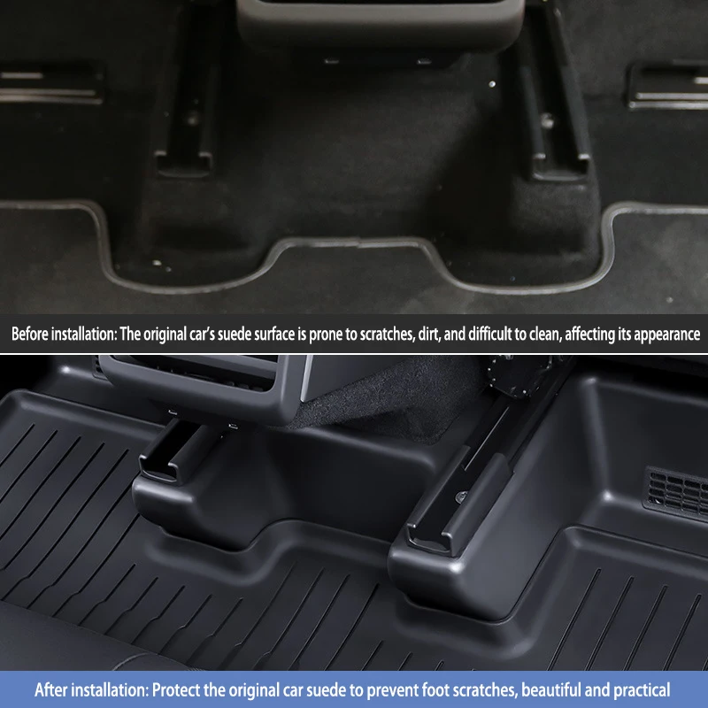 For Tesla Model Y  Juniper 2025+ TPE Seat With Fully Wrapped Corner Protectors And Suede Dust Covers