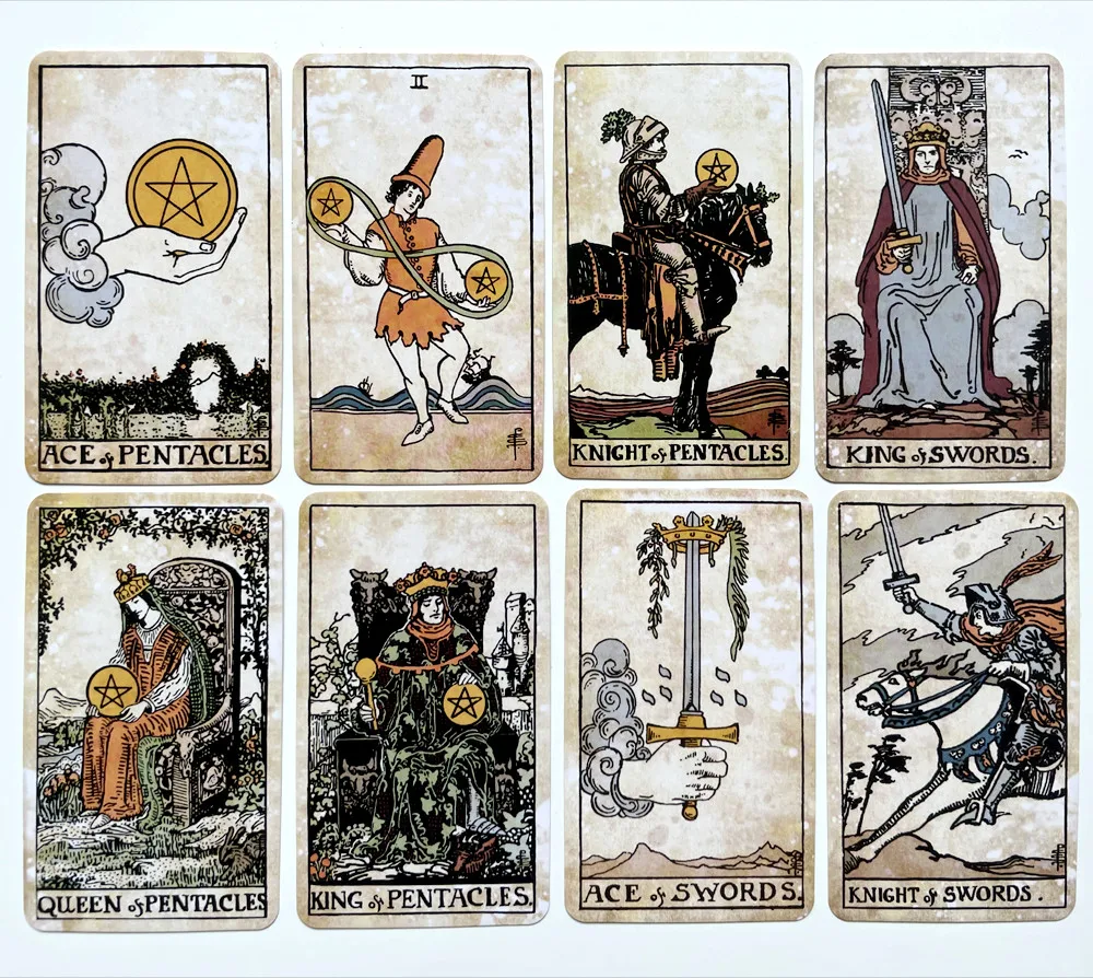 tarot Vintage wait  tarot cards with PDF guidebook  board game divination