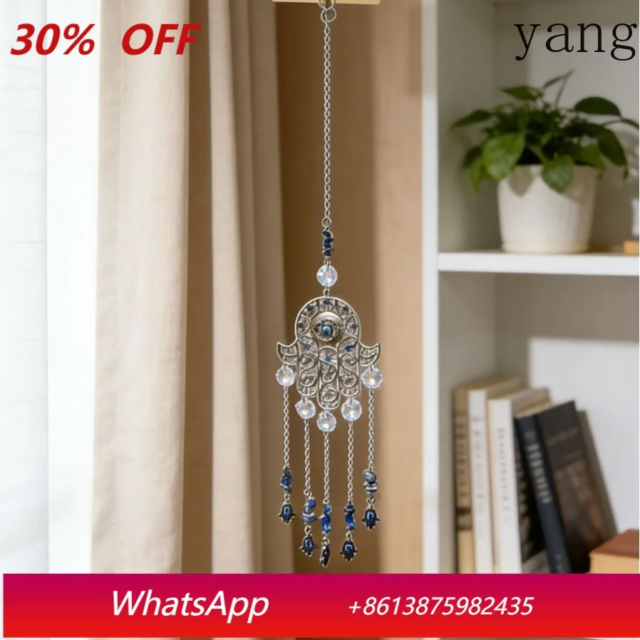 

LH Vintage Pendant Crystal tassel wind chime decoration ornament