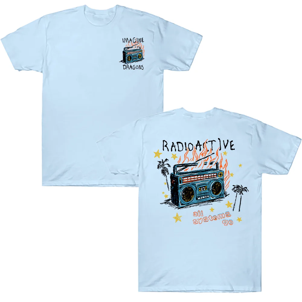 Imagine Dragons Radioactive Tee Cotton Men/Women Tshirts High Quality Soft Unisex Streetwear Hip Hop Fashion Summer Short Sleeve