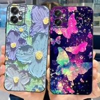 For Motorola Moto G32 G31 Phone Case Stylish Flower Butterfly Pattern Back Cover For MOTO G32 G 32 Motog31 Soft Silicone Cases