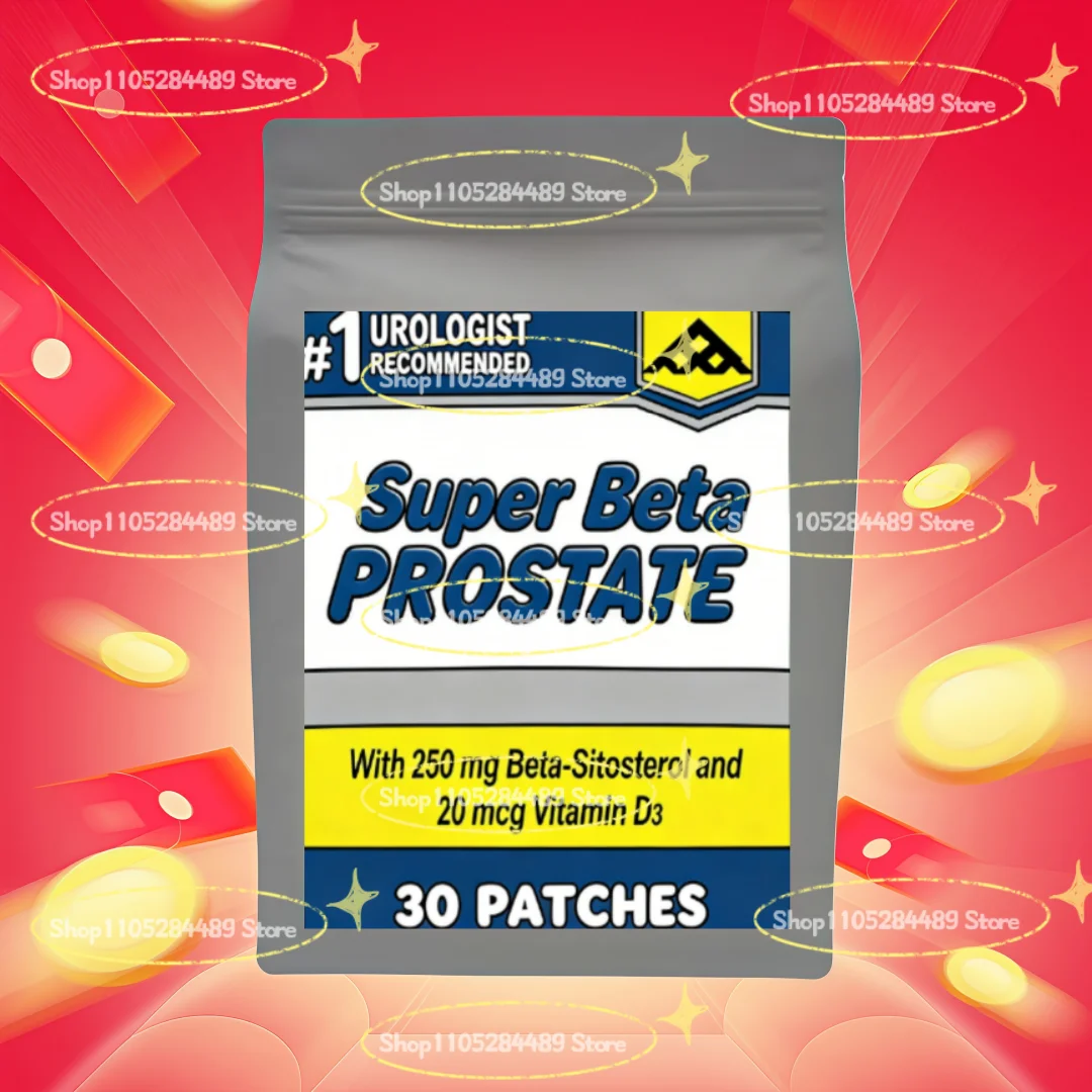Prostate Transdermal Patches for Men with Saw Palmetto, Pumpkin Seed Prostate Complex 30 Patches
