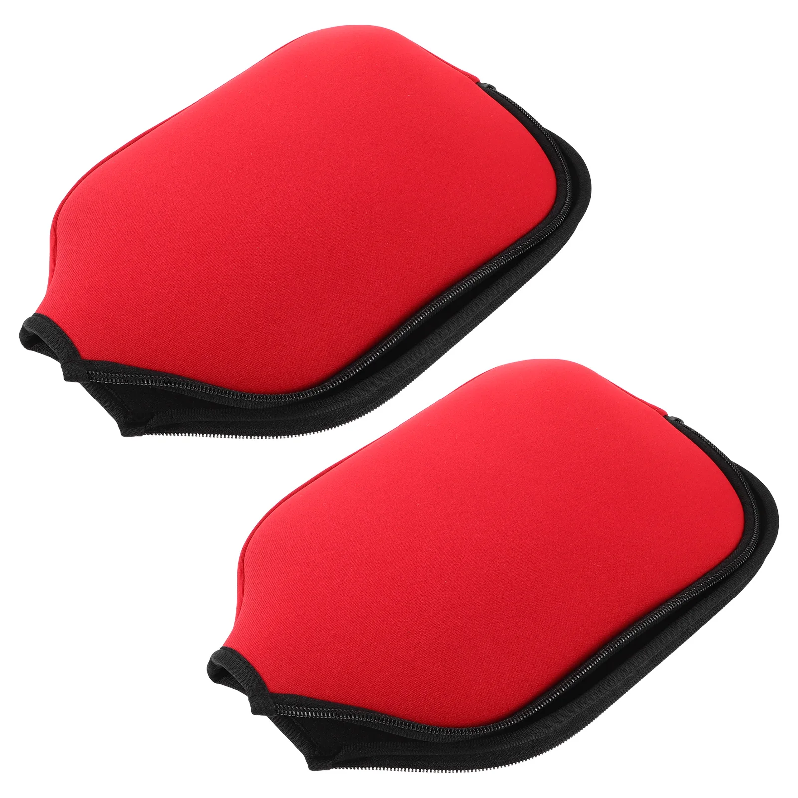 Housse de raquette de cornichon, 2 pièces, étui étanche pour batte de Tennis de Table, sac de pagaie, rangement antichoc, planche rouge