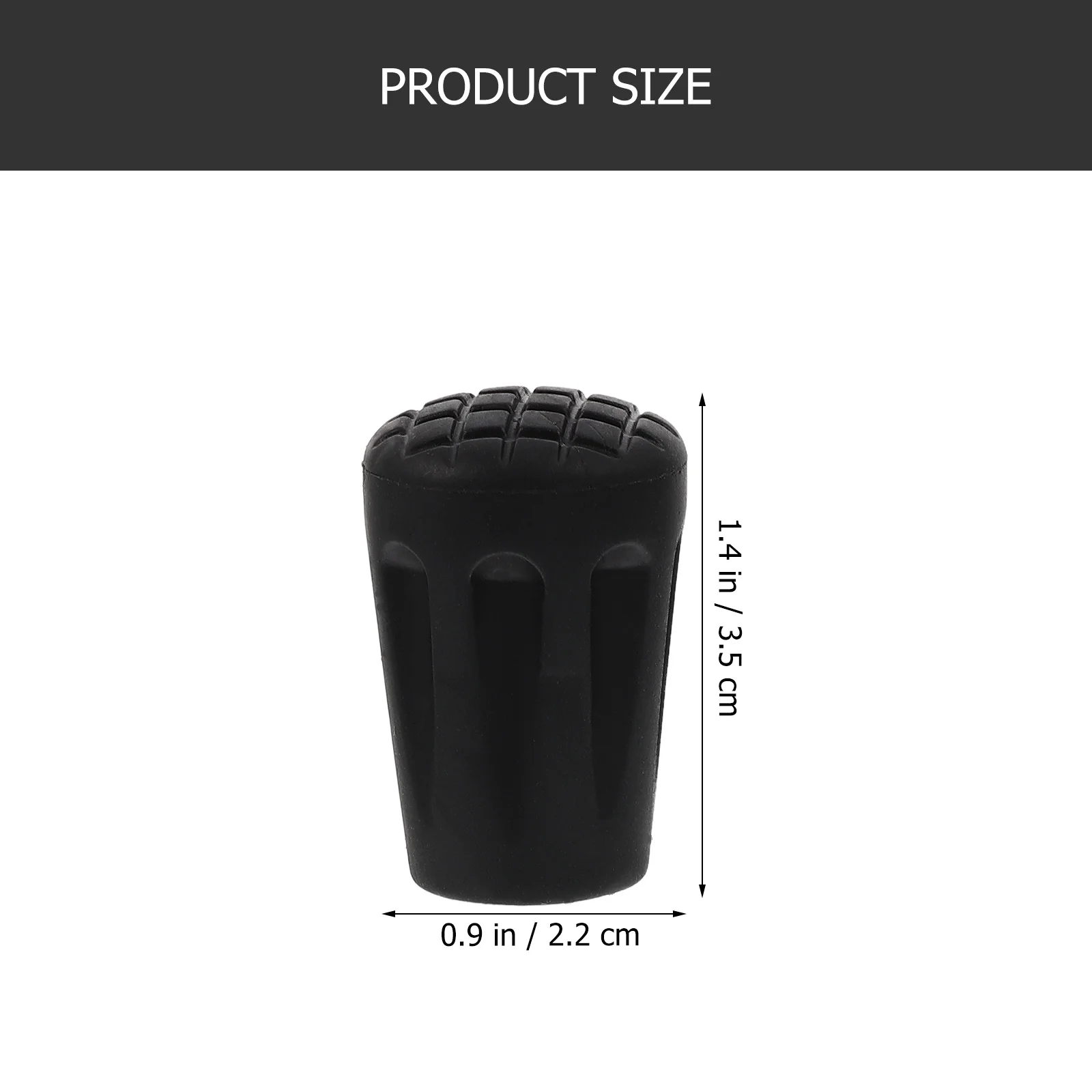 10 قطعة المطاط الرحلات القطب نصائح استبدال زلق واقية القطب المضادة للانزلاق قدم وسادة العكاز غطاء للقدم للمشي عصي للمشي #5