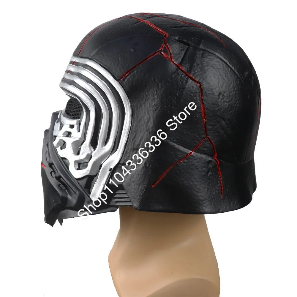 SW 제다이 기사단 카일로 렌 코스프레 의상 헬멧 마스크 포함 할로윈 가면 무도회 의상 남녀 공용 카니발 파티 의상