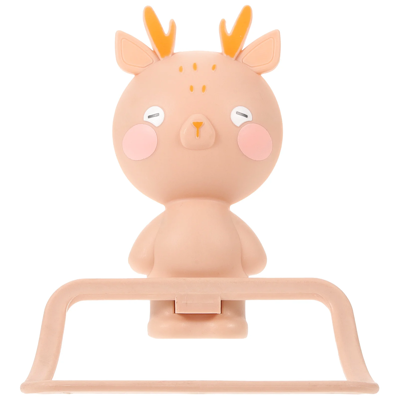 

Cartoon Elk Towel Rack No Punching Safe Material Bathroom Accessory Wall Mounted Modern Farmhouse Decor