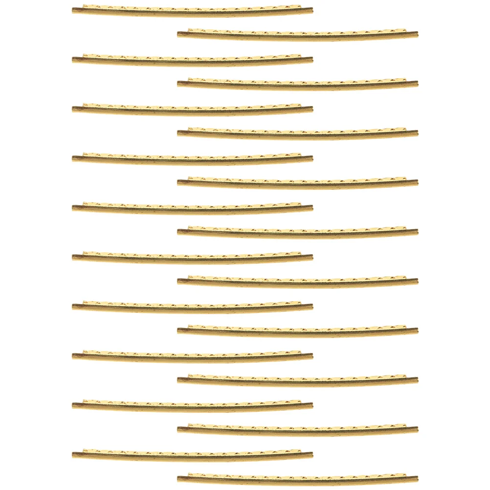 

20 Pcs Guitar Scale Frets Folk Small Four String Mandolin Electric Wires Fretboard Line Ballad Replacement Brass Classical