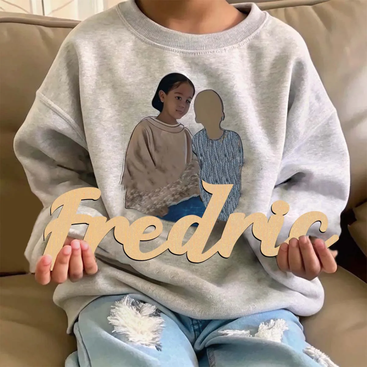 1pc NEW Fredric example Custom Text Wooden Sign Wooden Plaque Wood Material Vertical Orientation Door Hanging Decor