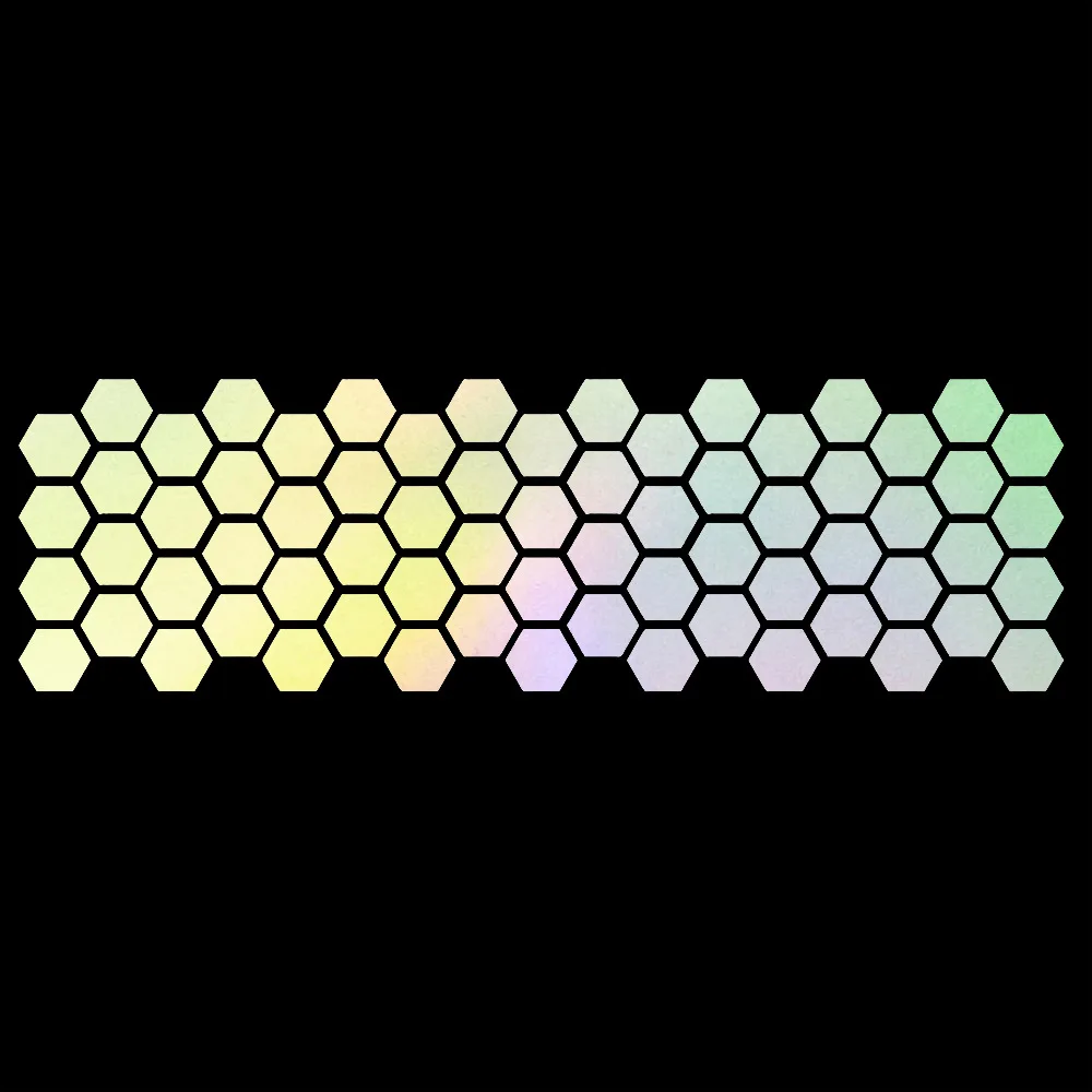 Honeycomb pattern waistline sticker modification car side skirt sticker universal body decoration side door sticker. - Image 2