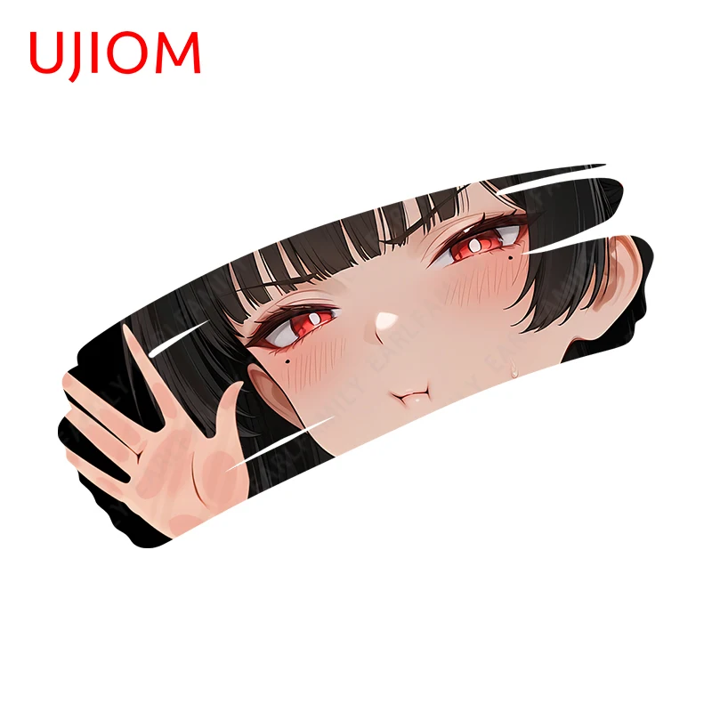 UJIOM Kawaii Chias Clean The Glass Wall Sticker Wuthering Waves High Quality Waterproof PVC Decal Mural Art DIY Decoration