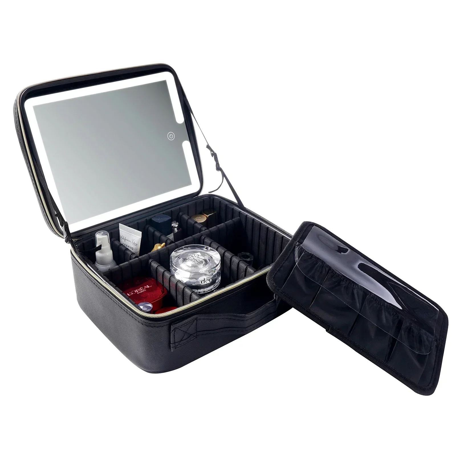 professional-high-capacity-multilayer-portable-travel-makeup-bag-strap-black