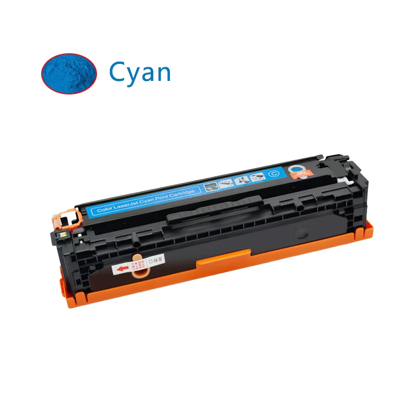 CE320A CE321A CE322A CE323A 320A Compatible Color Toner Cartridge For HP Color laserjet  CP1525N 1525NW CM1415FN 1415FNW printer