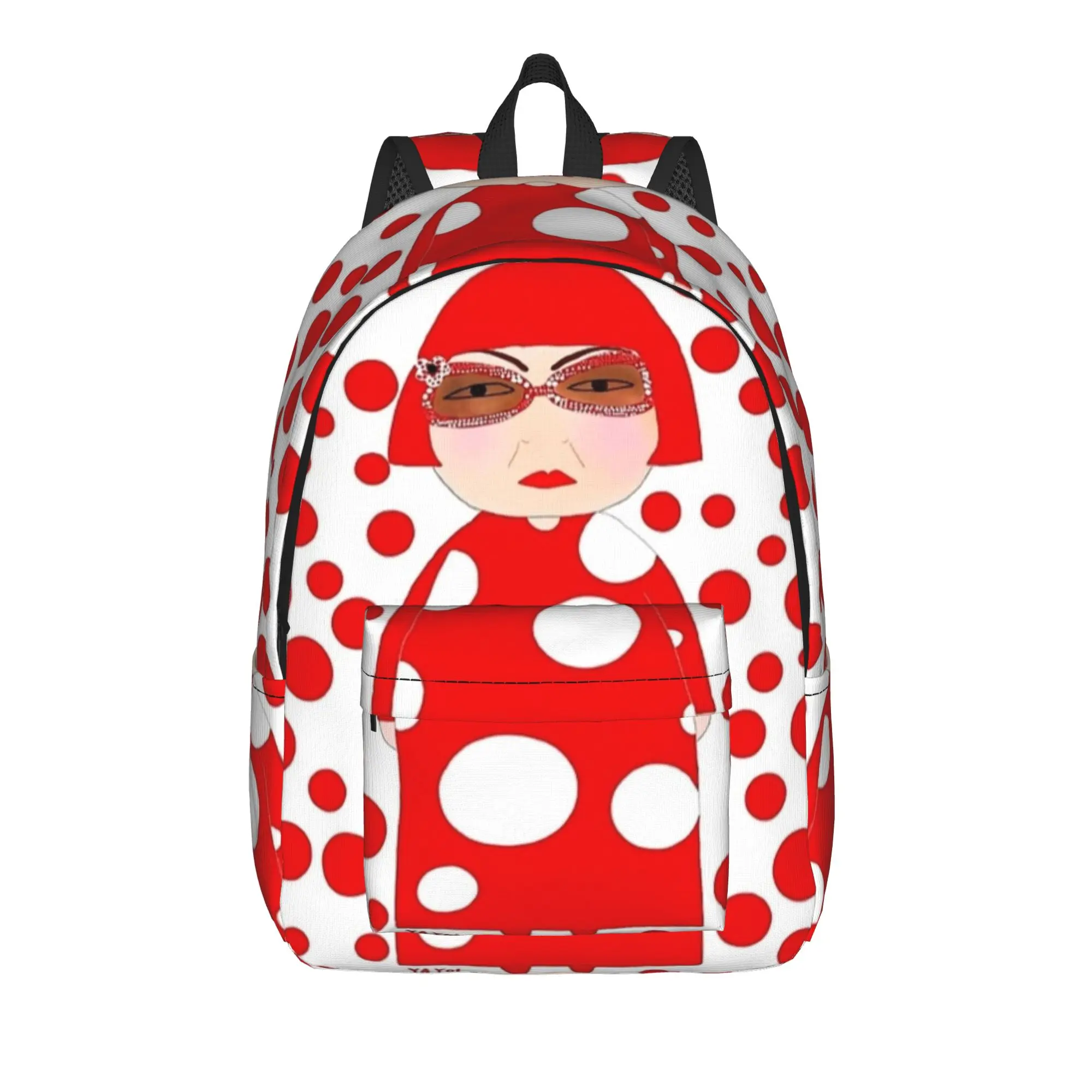 

Yayoi K-Kusama Classical Backpack Lightweight High School Business Daypack for Men Women College Canvas Bags