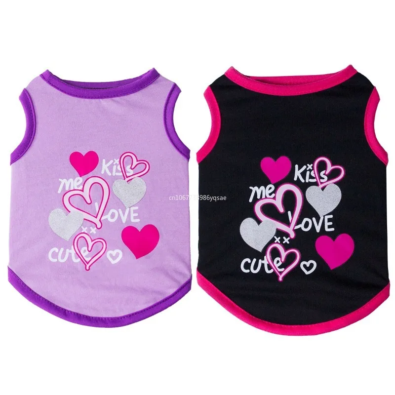 Precioso cachorro gato perro chaleco sin mangas ropa de verano para mascotas para perros pequeños Chihuahua maltés Pomerania Mascotas ropa trajes