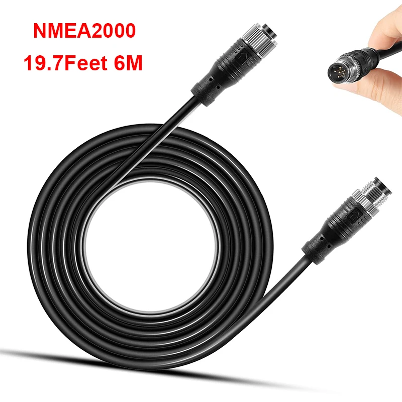 Cable de extensión de 6 pies NMEA 2000 (N2K) para redes Lowrance, Simrad, B&G, Navico y Garmin