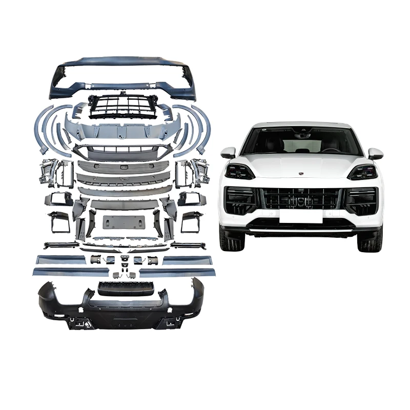 Suitable for Porsche Cayenne E3 9Y0.2 2024 upgrade 9YA Turbo GT bumper front kit  Turbo GT surround coupe SportDesign