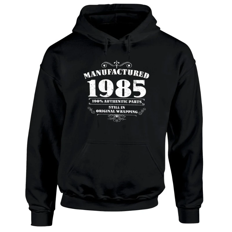 

Personalised Birth Year Hoodie Any Year or Age Birthday Gifts for Men Man Him Dad Brother Mum Sister Hooded Sweatshirt
