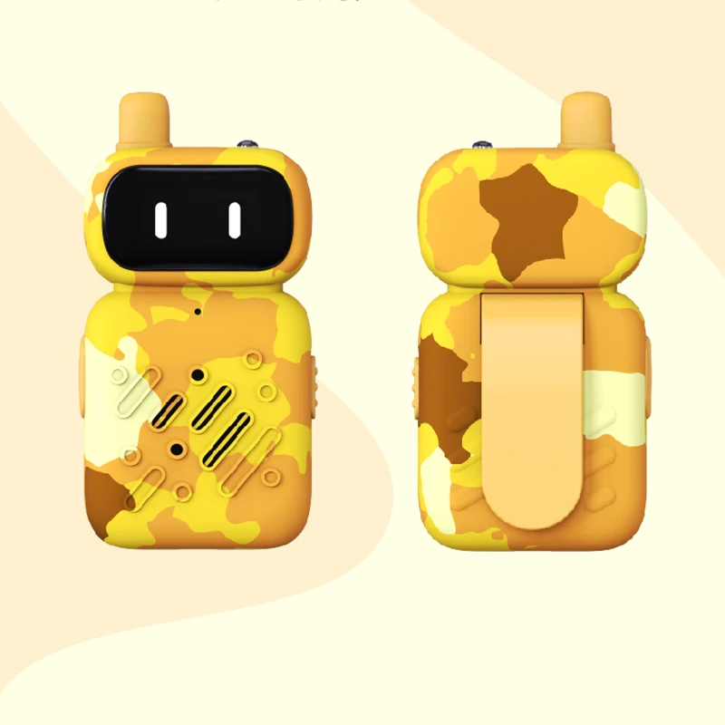 Set walkie-talkie per bambini: giocattolo educativo interattivo genitore-figlio per esterni, regalo di compleanno per ragazzi e ragazze, cartoni animati wireless