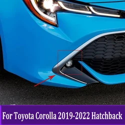 Car Accessories For Toyota Corolla 2019-2021 2022 Hatchback Chrome Front Fog Light Lamp Foglamp Foglights Trim Cover Sticker