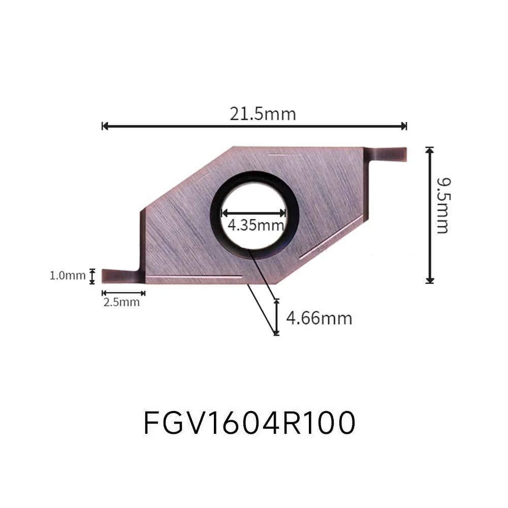 BEYOND FGV1604R100 CNC Sealing Ring Grooving Tool O-ring FGV1604R 100 150 200 250 300 350 400 FGV1604 Circular Lathe Cutter