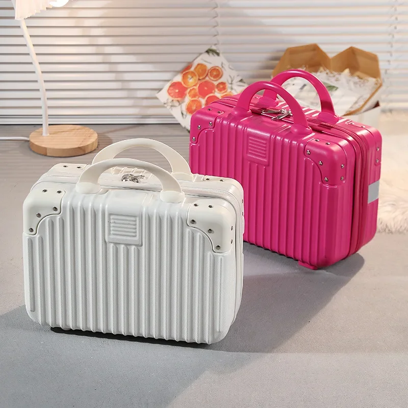 (21) 14 inch luggage cosmetic suitcase corner cosmetic bag gift box small box