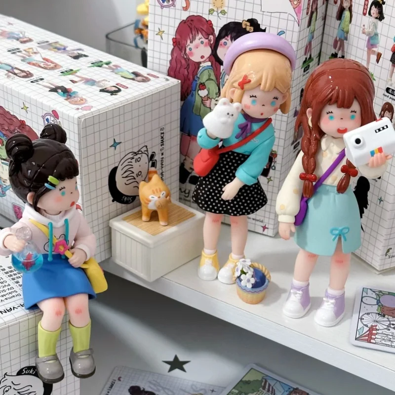 

In Spot Suki Mila Girl слепая коробка модный игровой орнамент ручной работы Коллекционная серия для девочек подарок на день рождения аутентичный орнамент игрушка