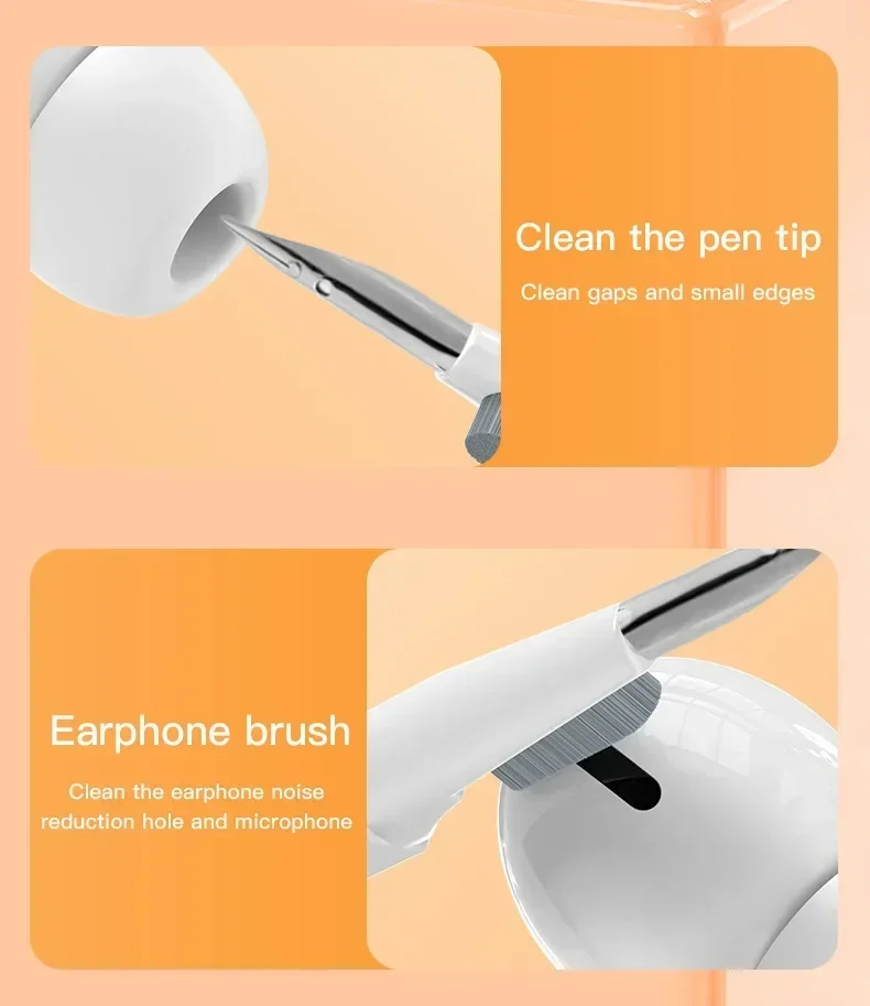 20-in-1 Cleaner kit Computer Keyboard Brush Earphones Cleaning Pen Screen Cleaning Spray Bottle Set Cleaning Tools Keycap Puller