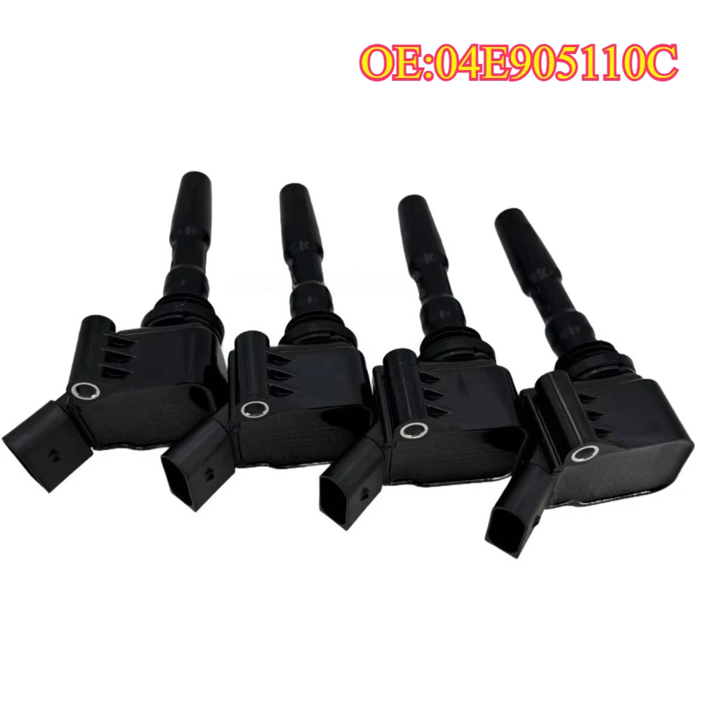 

Original High Quality New for 4PCS 04E905110C Ignition coil For EA211 A1 A3 MK7 1.2T 1.4T 04E 905 110 C