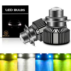 LED Fog Light Bulb Laser Lens Automotive Turbo Headlight Fog Lamp 12V H7 H11 H8 H9 9005 HB3 9006 HB4 CSP 8000K 6000K 3000K 2Pcs