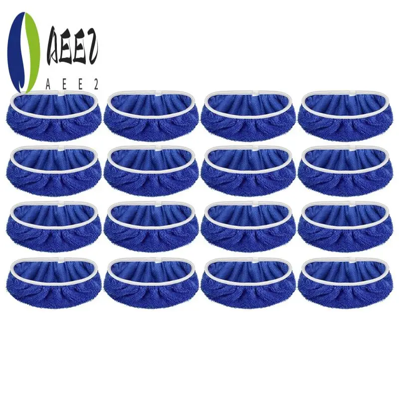 

AEE2-16Pcs Washable Mop Pads For Swiffer Sweeper Mop Refills Reusable Mop Cloth For Hardwood Floor Clean Dry Wet