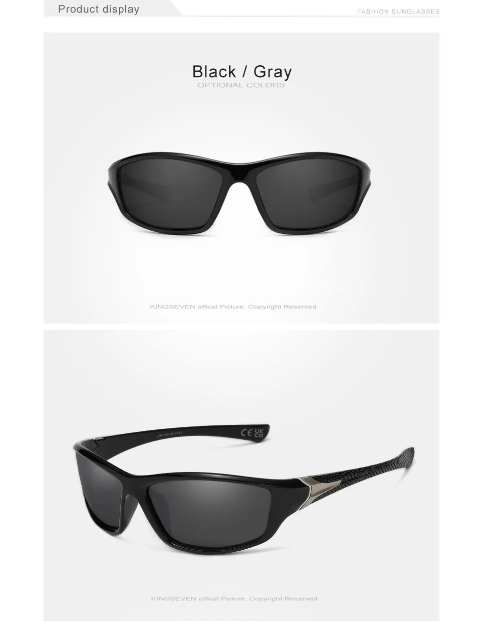 KINGSEVEN Outdoor UV400 Brille Gepolsterte Brille Anti-UV Unisex Sport Sonnenbrille Brillen Motorrad Reiten Schutzbrille – Detail 6