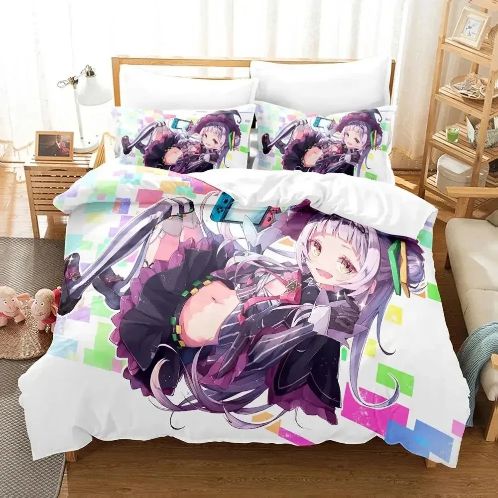

3D Print Anime Murasaki Shion Bedding Set Bedroom Soft Modern Bedspreads Comefortable Duvet Cover Quilt Cover And Pillowcase