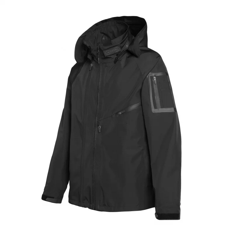 HKSH Men\'s Punk Waterproof Machine Dark Tactical Jacket Autumn Spring New Hooded Coat Tactical Techwear Outwear Chic Tops HK0007