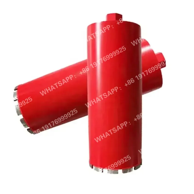 Heavy-Duty EKIIV Diamond Core Drill Bit 245-400mm with Reinforced Barrel for Deep Hole Coring in Bridge Construction