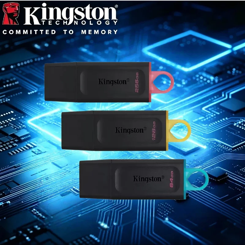 Kingston DTX Pocket Portable USB Memory Stick USB3.2 Gen1 Mini Key Flash Pendrive 64GB 128GB 256GB Digital Computer Drive